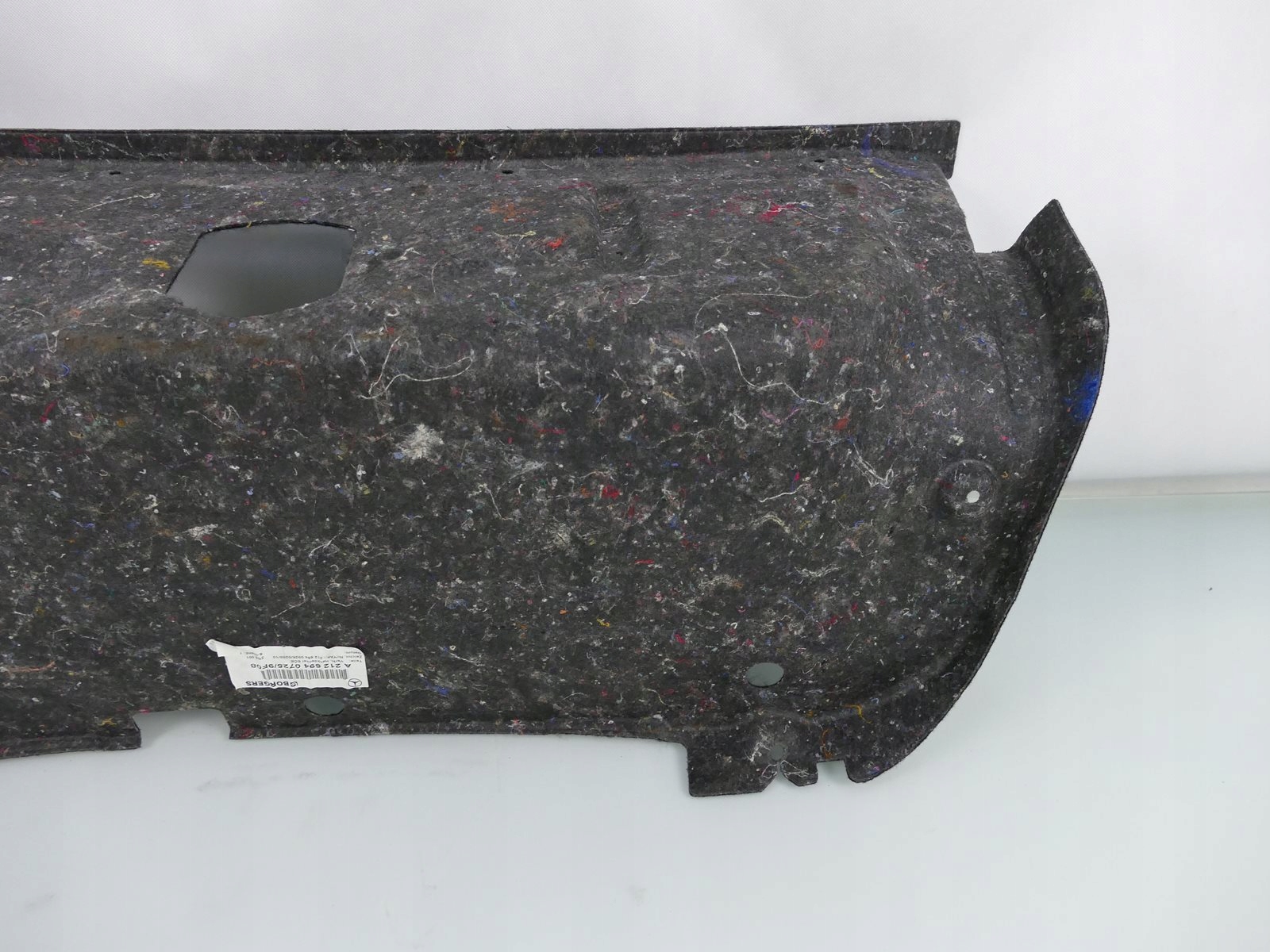 MERCEDES W212 sedan upholstery bonnet side