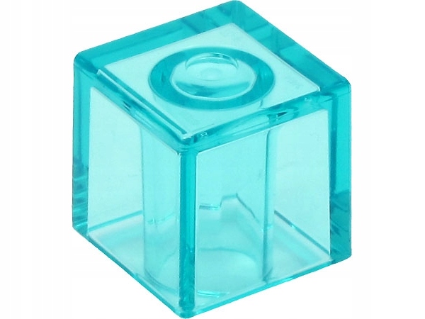 

Lego Nowy Minecraft Głowa Trans-Light Blue 19729
