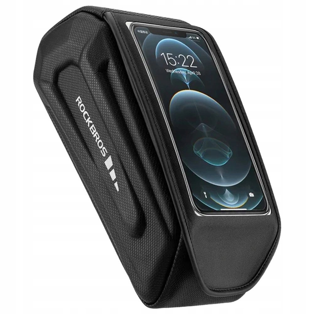 Torba rowerowa na ramę wodoodporna Uchwyt rowerowy na telefon RockBros 1,5L