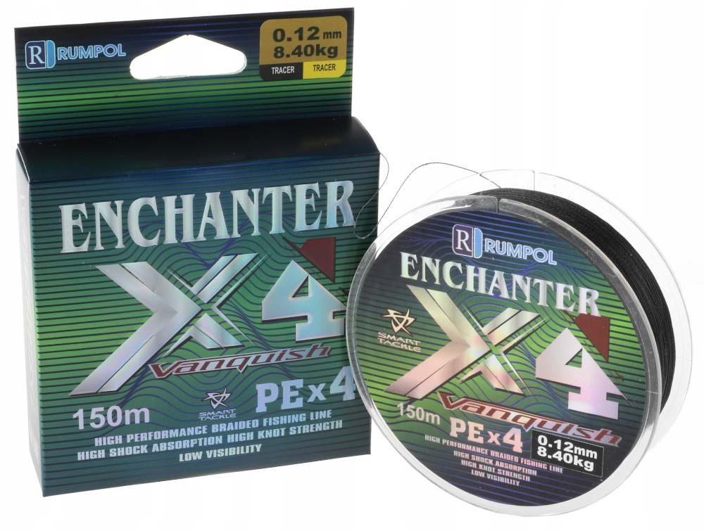 

Plecionka Enchanter Vanquish PEx4 150/300m 0,12mm