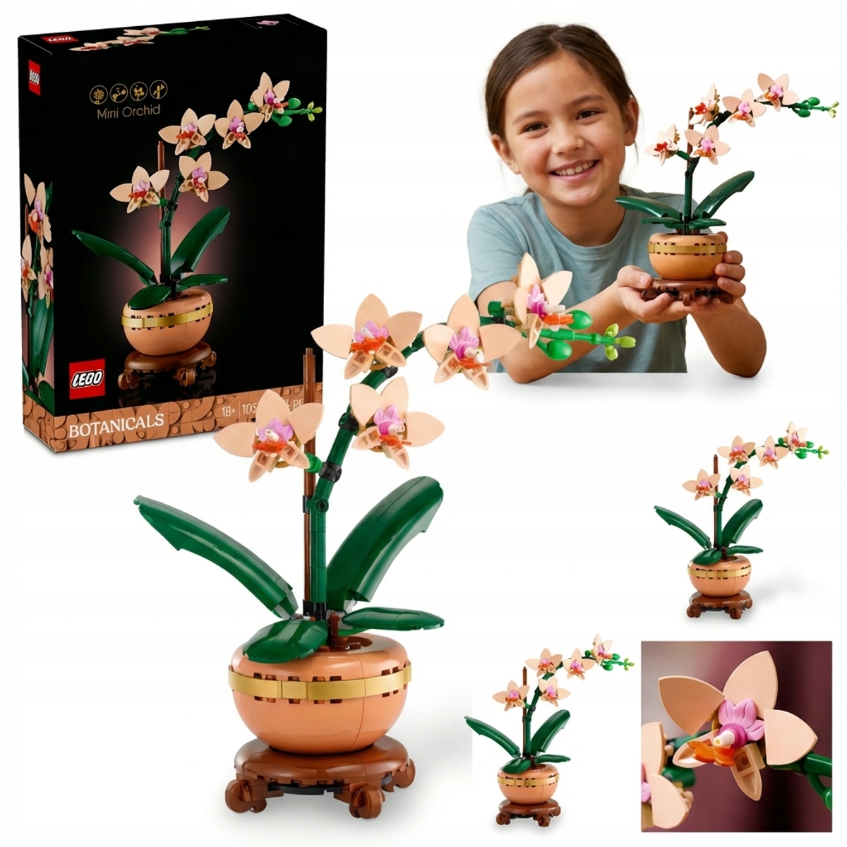 Lego 1034-3 Orchidea Botanicals 0274 Walentynki dekoracja +13