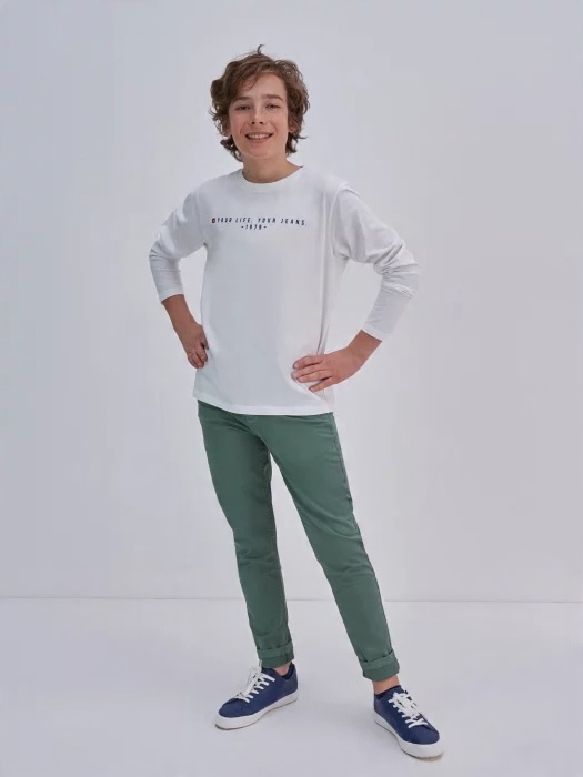 

Big Star Spodnie Chłopięce Chinosy Khaki Neil 164