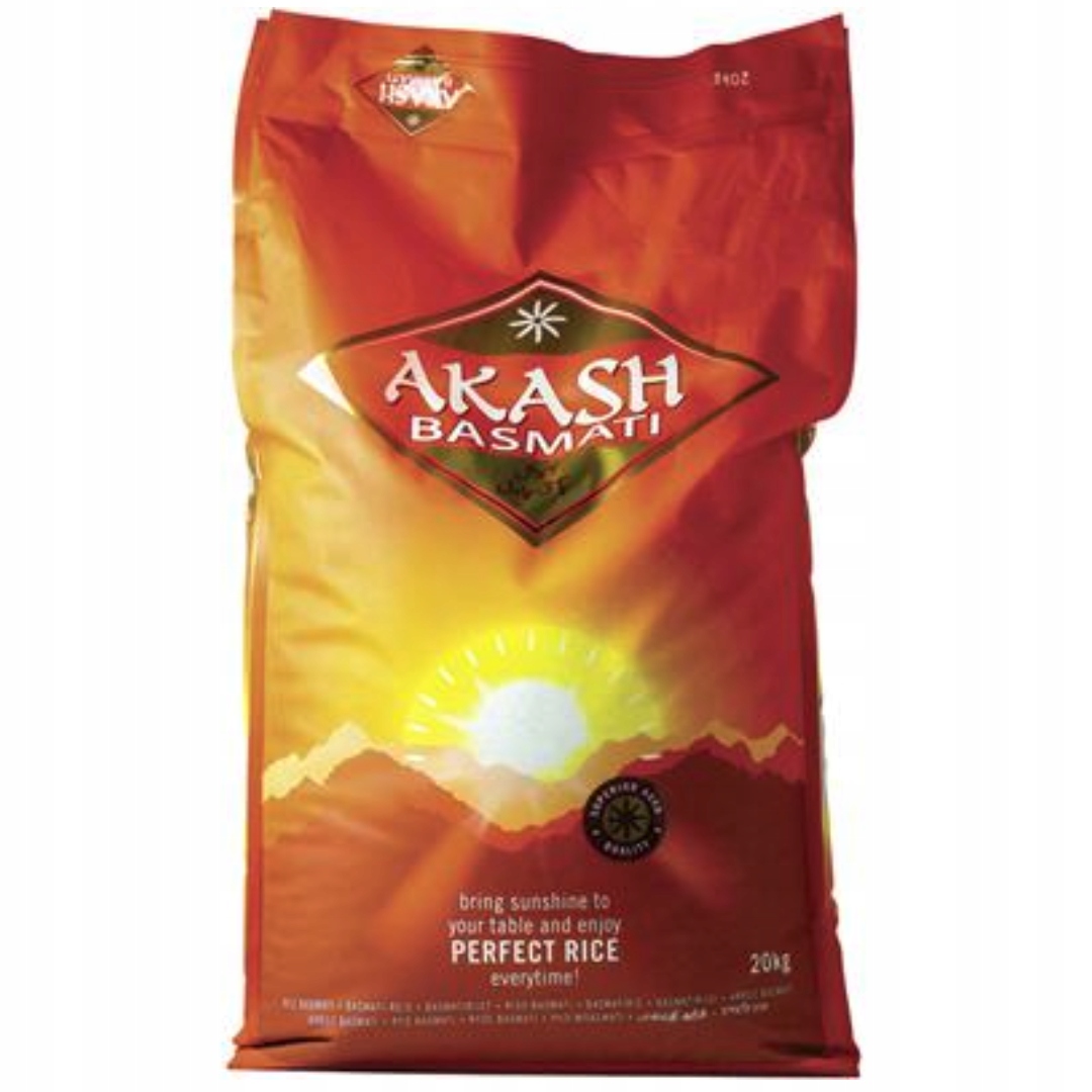 Basmati rýže 20kg Akash velké balení originální Horeca