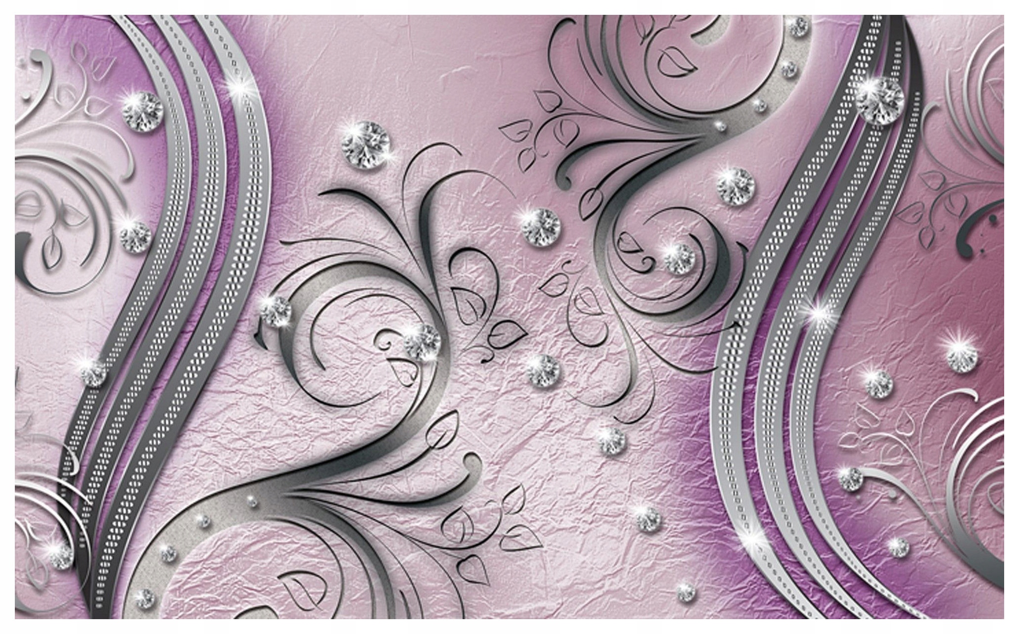 Fototapeta Krystaly a floristika abstrakce vinylová 416x254 lepidlo