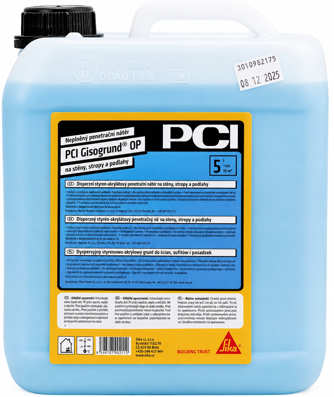 Grunt Gisogrund Op Periprim op. 5L Pci baniak Plastikowy