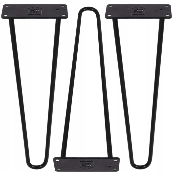 

Metalowe nogi meblowe do stolika loft 40 cm 3 szt