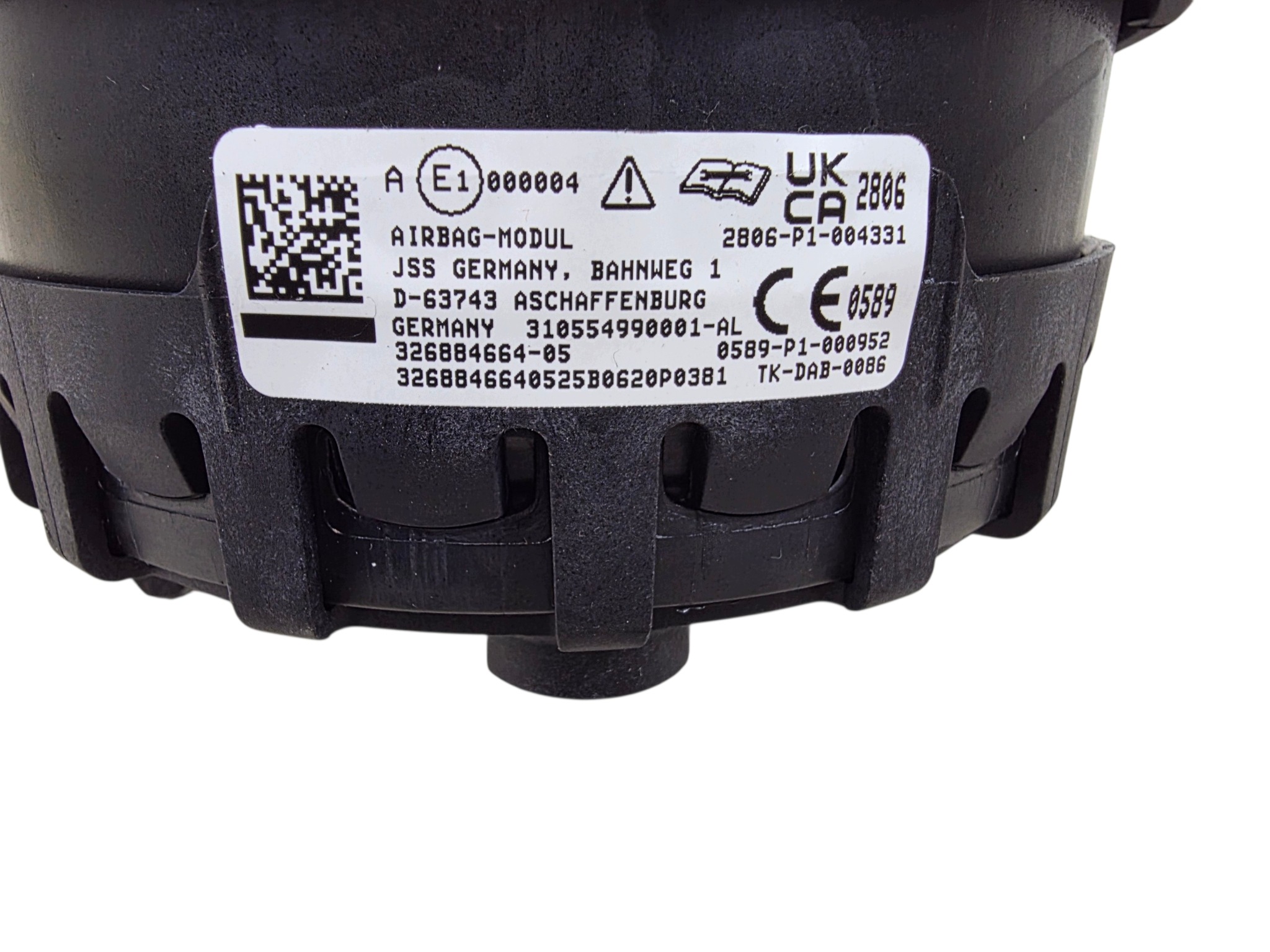 BMW E82 E88 E90 E92 E93 SPORT m-packet steering wheel airbag airbag 326884664