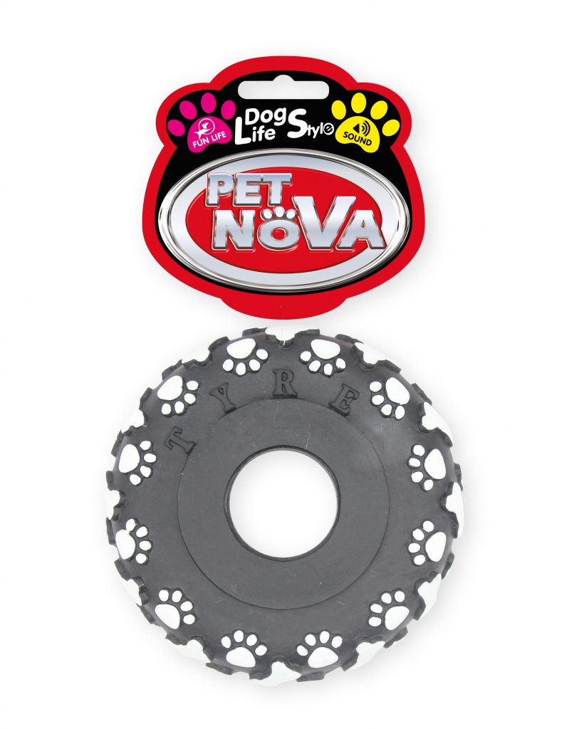 

Pet Nova opona czarna ze wzorem 11cm