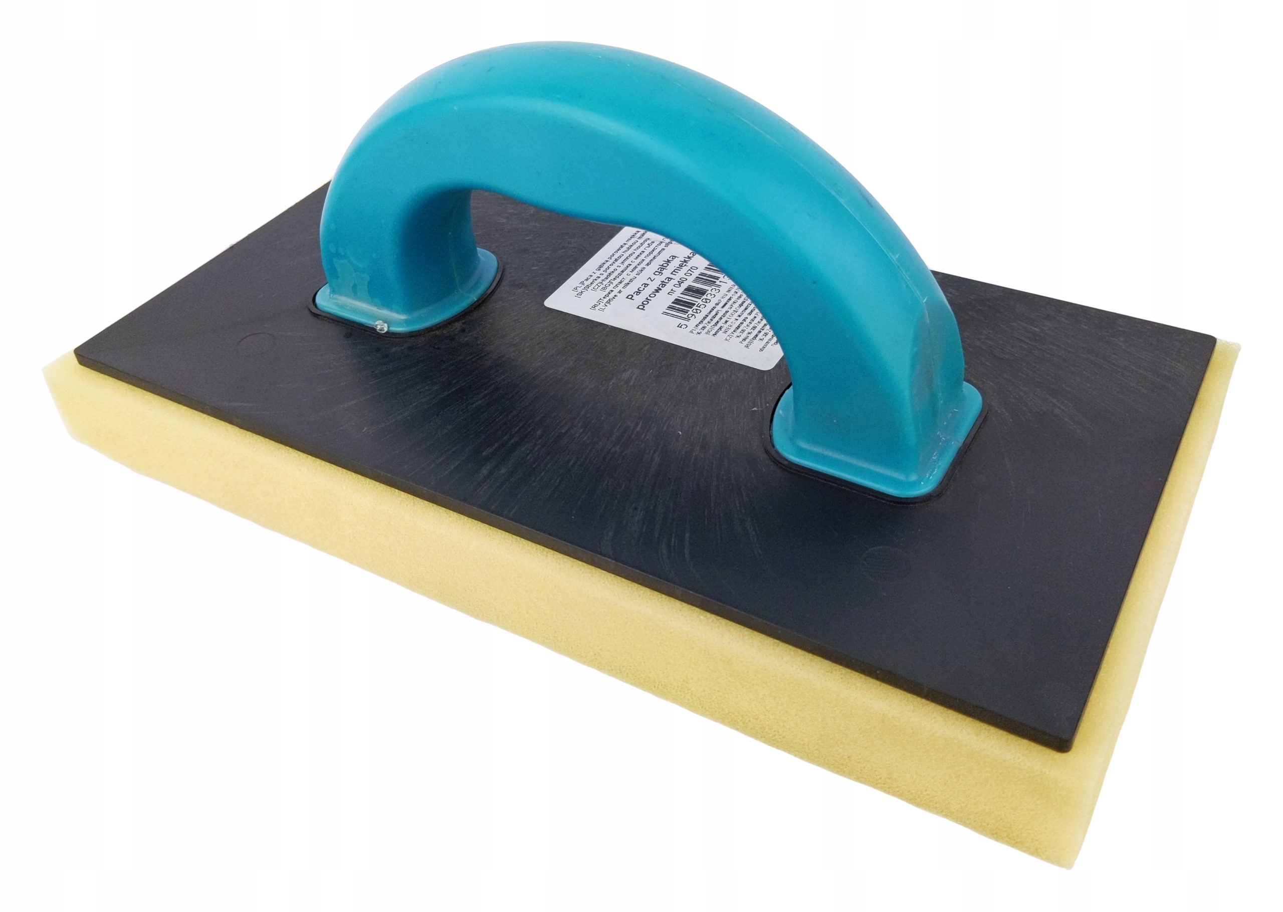 PACA Z GĄBKĄ POROWATĄ MIĘKKĄ DO WYGŁADZANIA TYNKU Typ paca