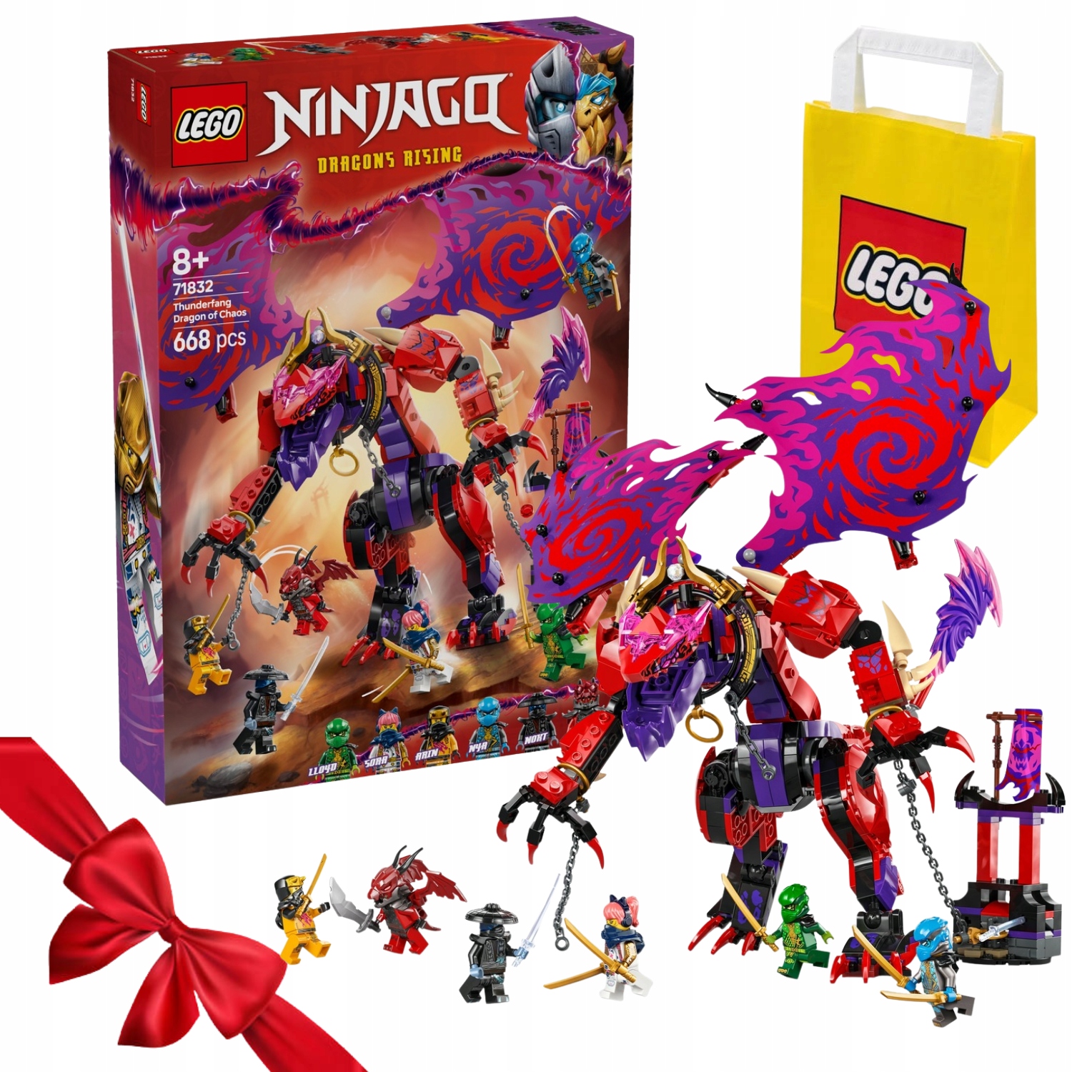 Lego Ninjago 71832 Smok chaosu Kiełogrzmot