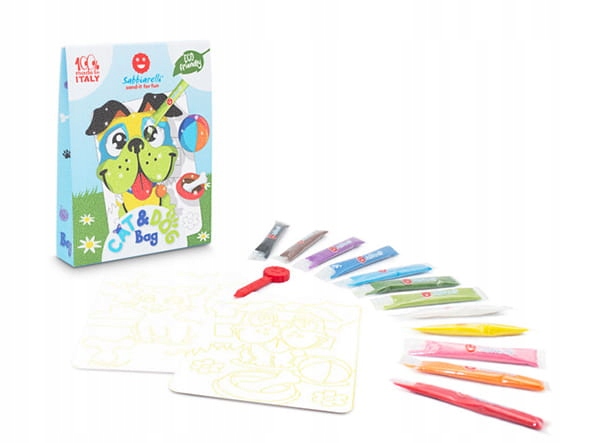 Zestaw Piaskowe malowanki kolorowanki piasek KP EAN (GTIN) 8032568754806