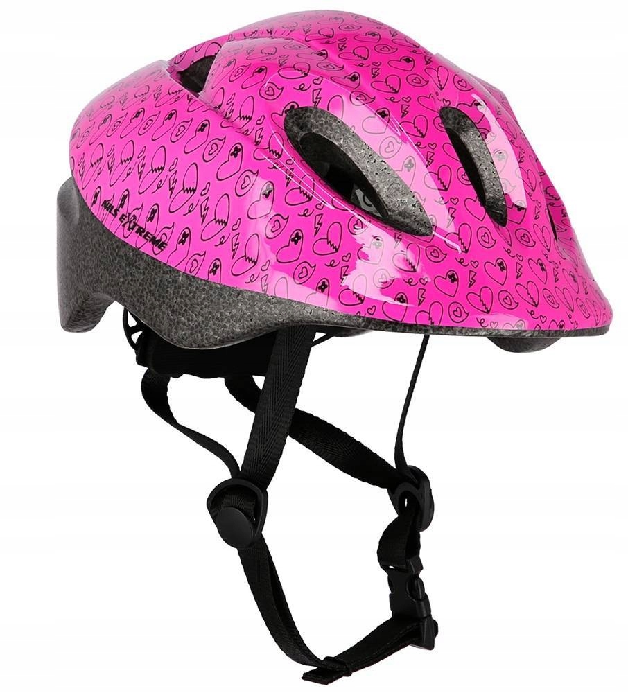 

Regulowany Kask Rowerowy Dla Dziewczynki 48-55 cm