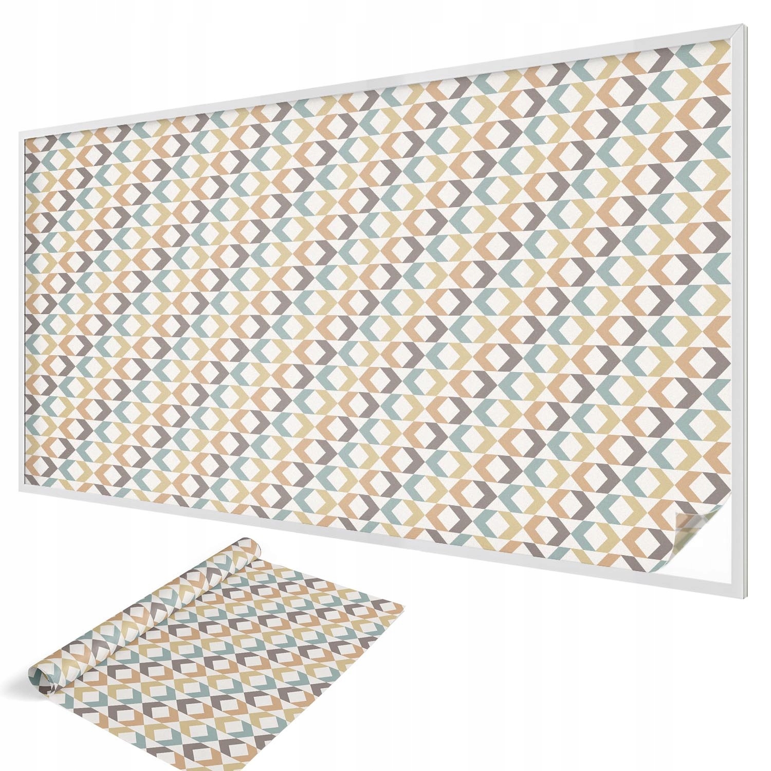 Fólie Samolepicí Geometrické kosočtverce 200 x 116 cm