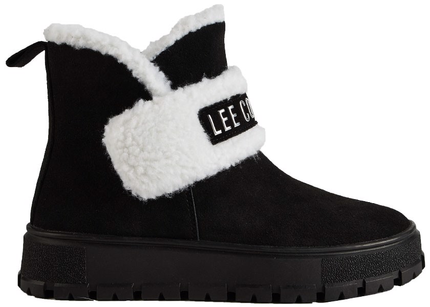 Lee Cooper Kotníkové Boty LCJ-25-01-3740L 41 Sněhule s kožíškem, černé