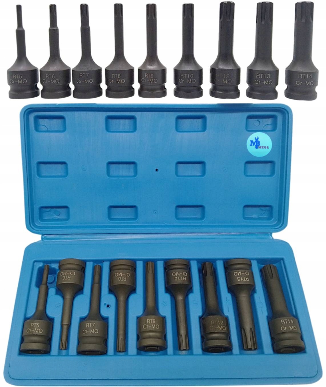 Zestaw kluczy trzpieniowych Ribe 1/2 do głowic Ford Audi Nasadek udarowych