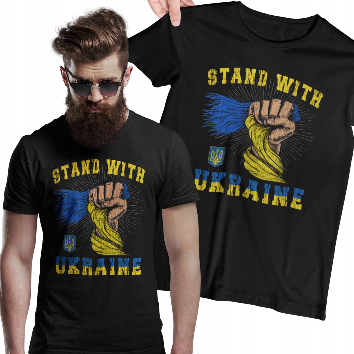 

Koszulka Ukraina Anty Putin Stop War Stand With