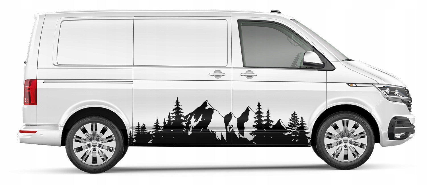 NAKLEJKA MOTYW SAMOCHOD CAMPER GORY LAS 62X250cm Manufacturer MGDesign