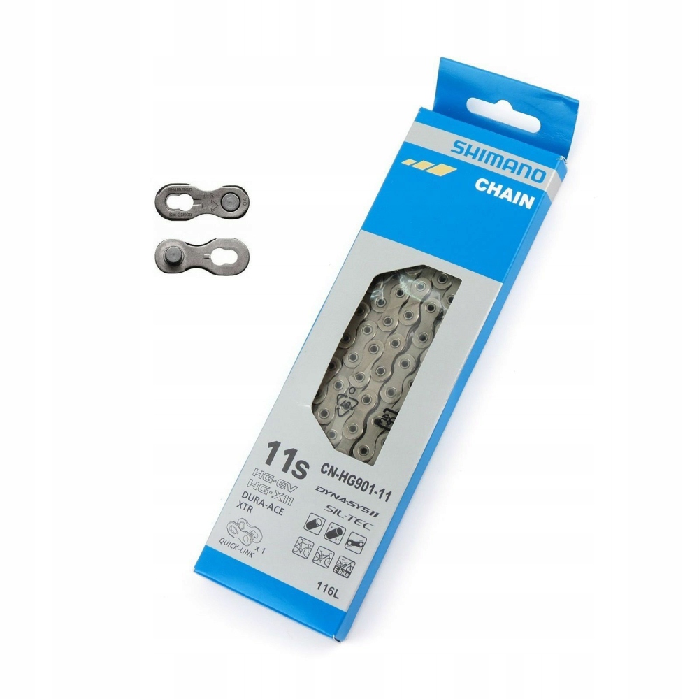 Řetěz Na Kolo Shimano Dura-ace CN-HG901 11RYCHLOSTNÍ 116 Odolných Článků