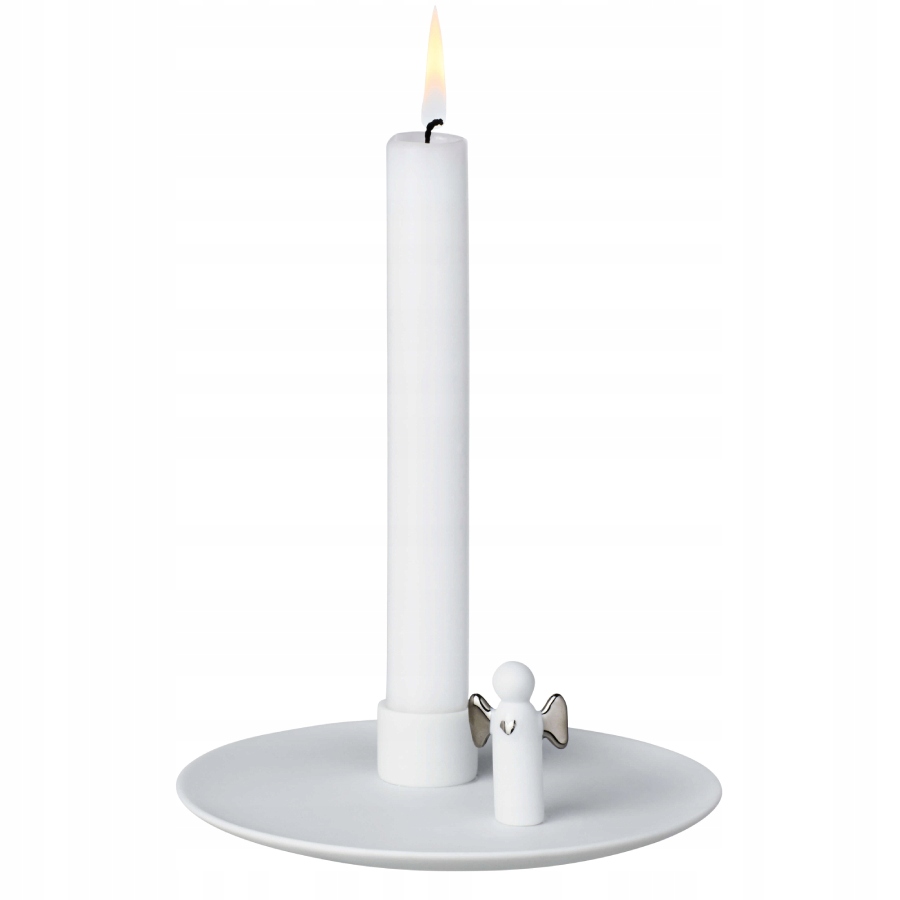 Svícen (stříbrný) Anděl Rader