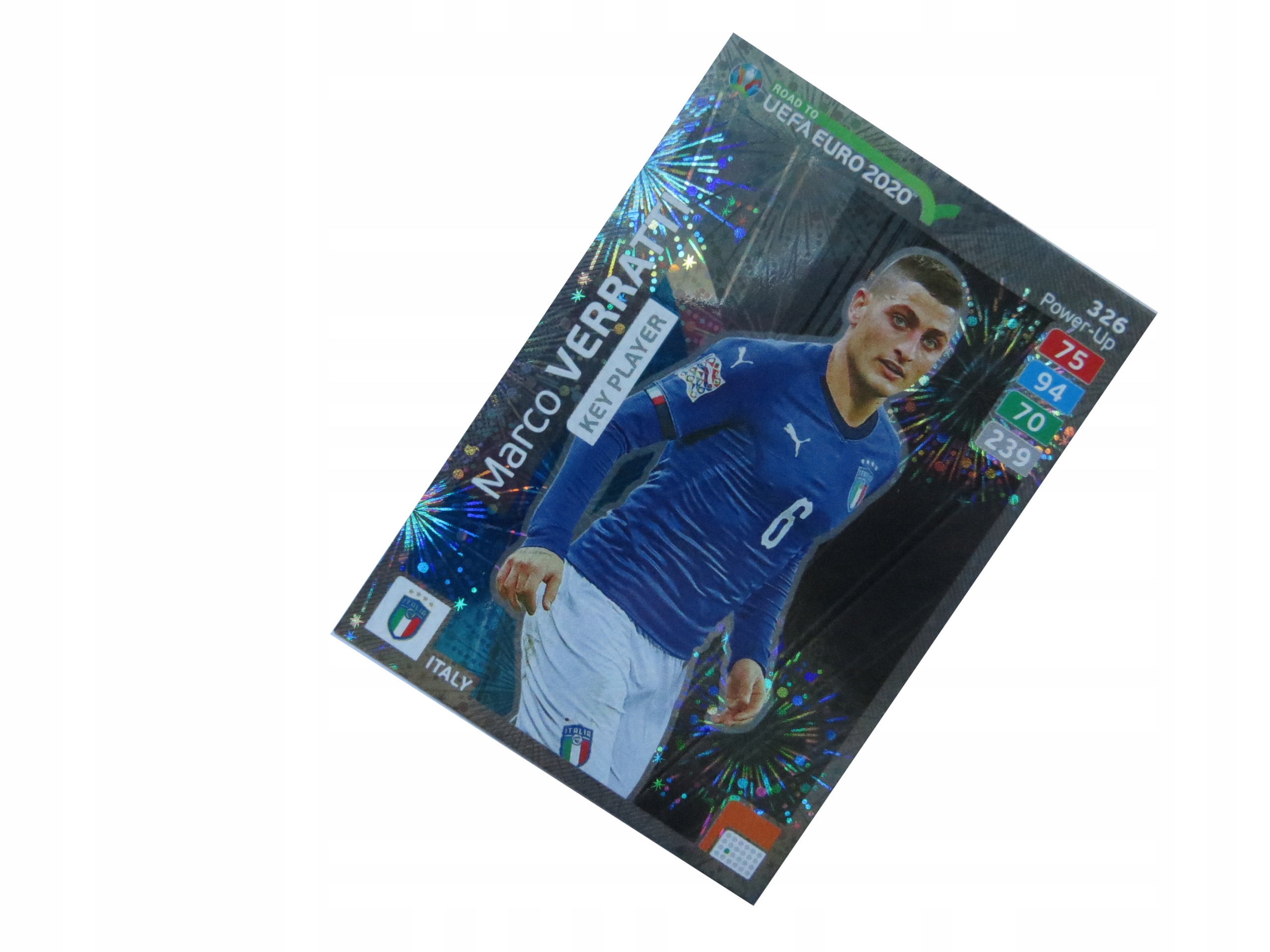 Panini Road To Uefa Euro 2020 Karta Key Player 326 Marco Verratti Włochy
