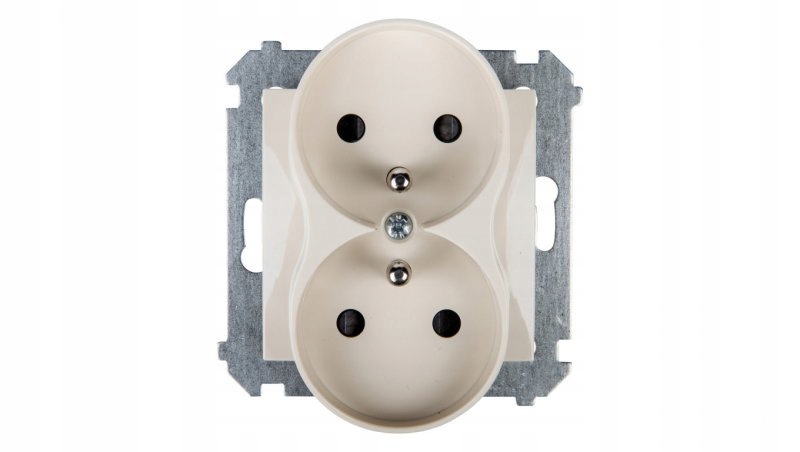 

Simon 54 Gniazdo podwójne z/u 16A IP20 z przesłoną