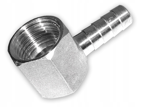 

Łącznik kątowy Gw 1/2" x 10mm Cynk-chrom