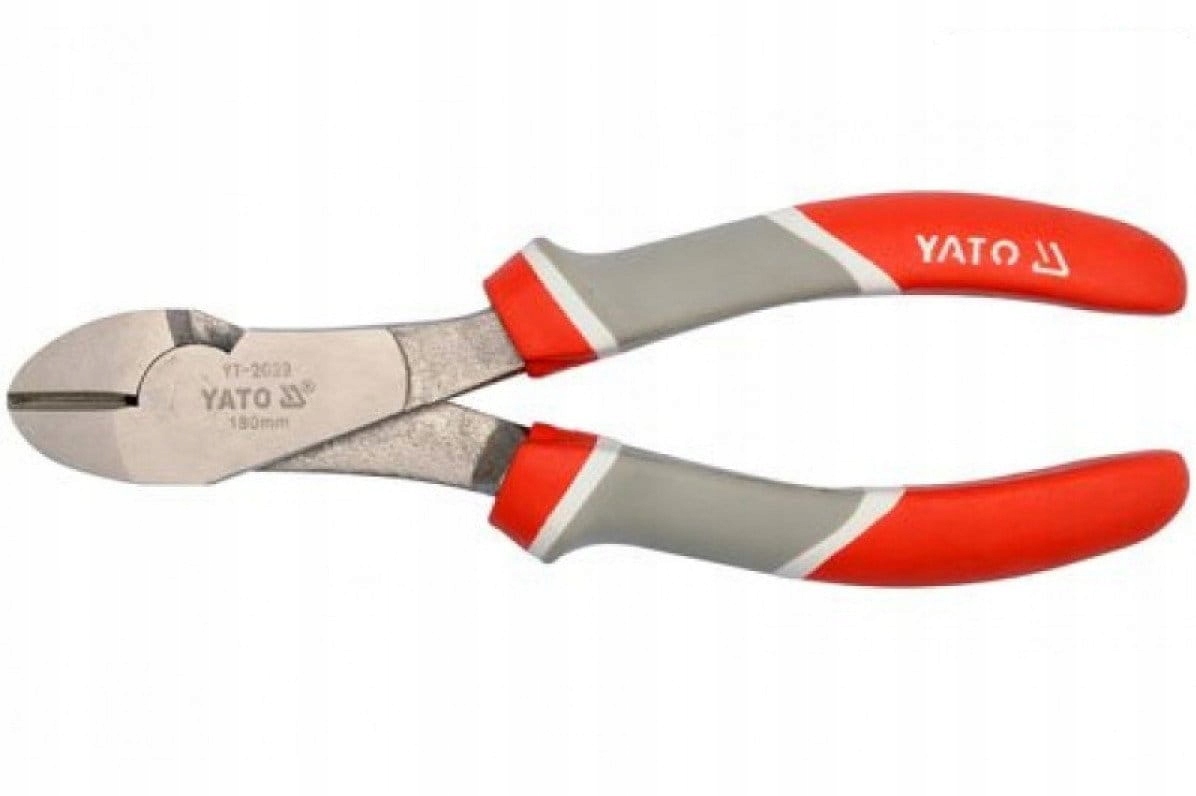 Szczypce Tnące Boczne Kabli Przewodów YATO 180mm