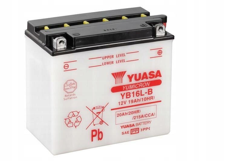 Konvenčné batérie Yuasa bez kyselinovej sady YB16L-B YB16L-B