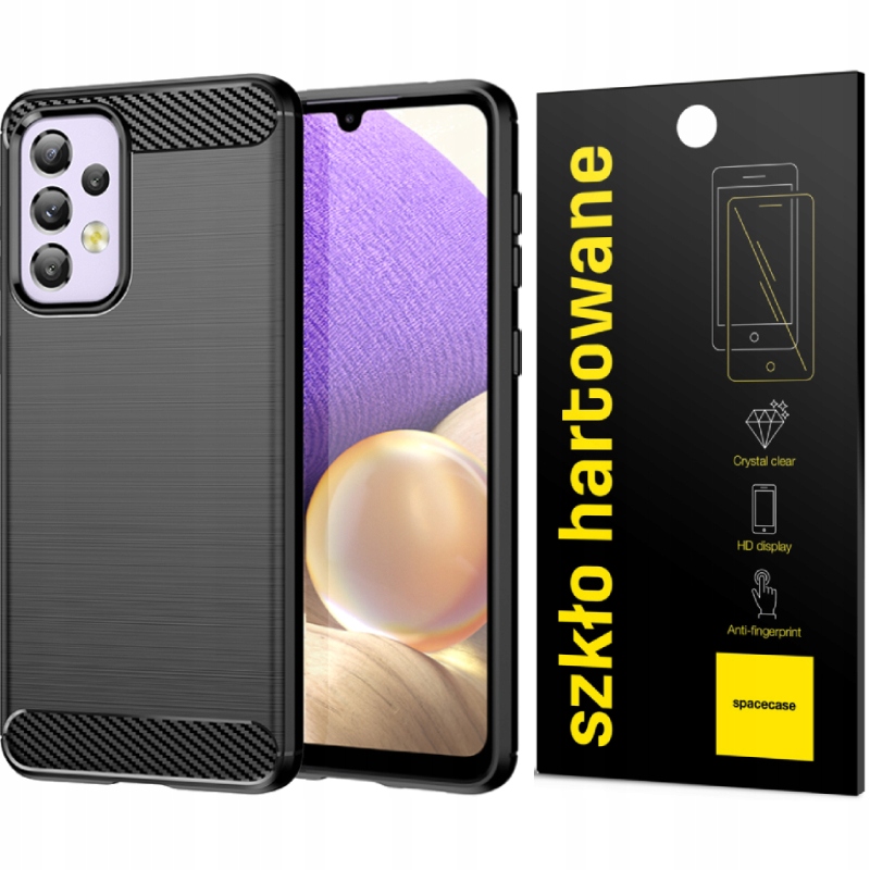 

Etui Pancerne Carbon Do Galaxy A33 5G +pełne Szkło