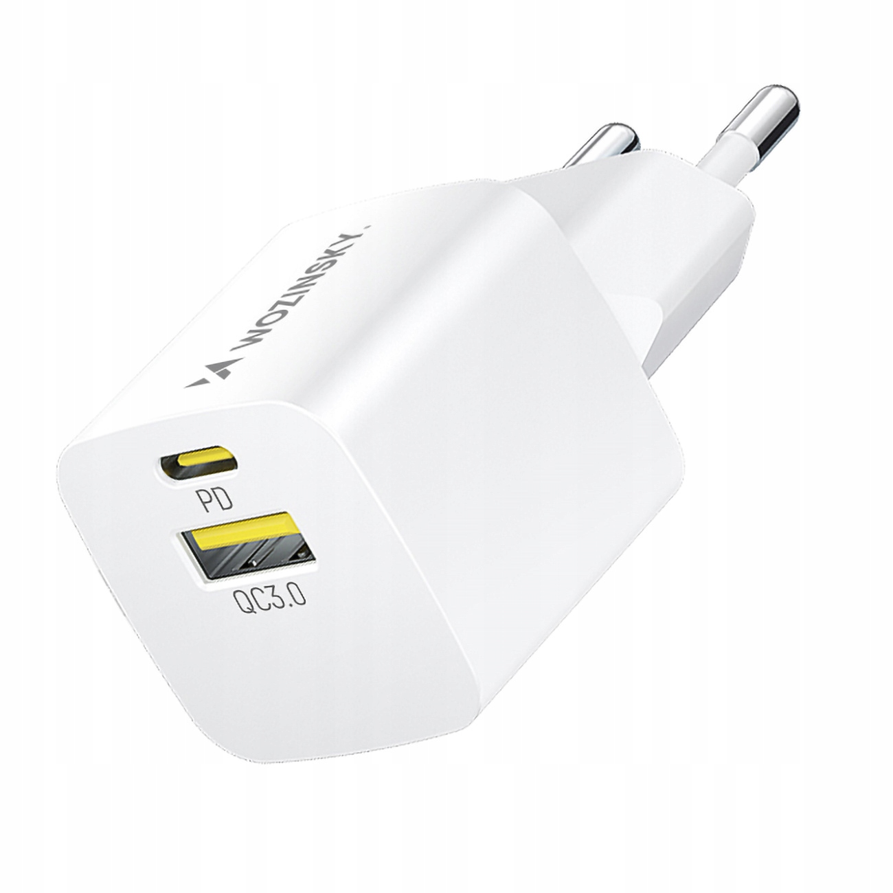 Ładowarka sieciowa Wozinsky Wwceac GaN Usb-a Usb-c 33W biała