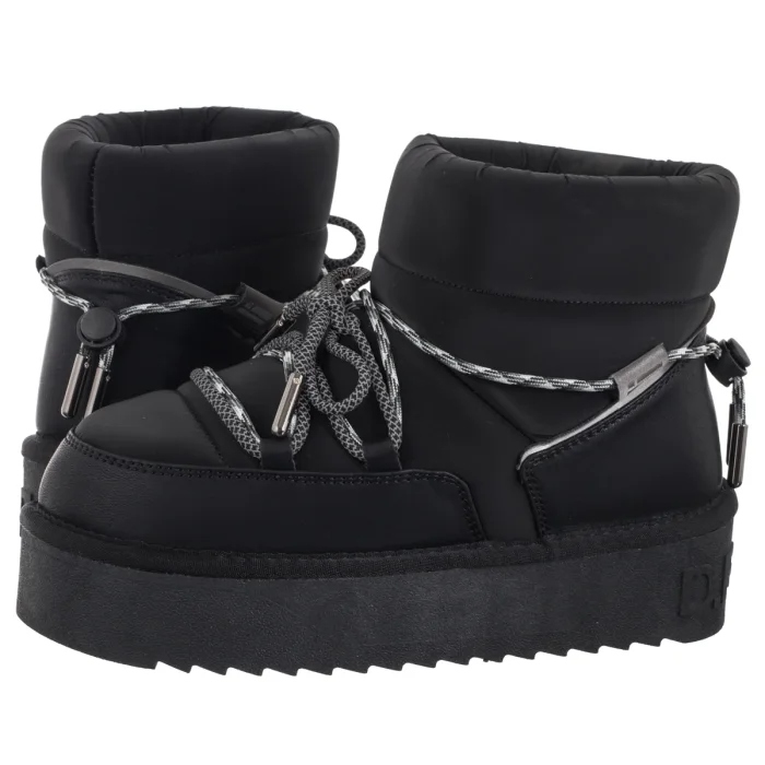 Dámské sněhule D.Franklin Nordic V2 Low Lace DFSH371015 Černé