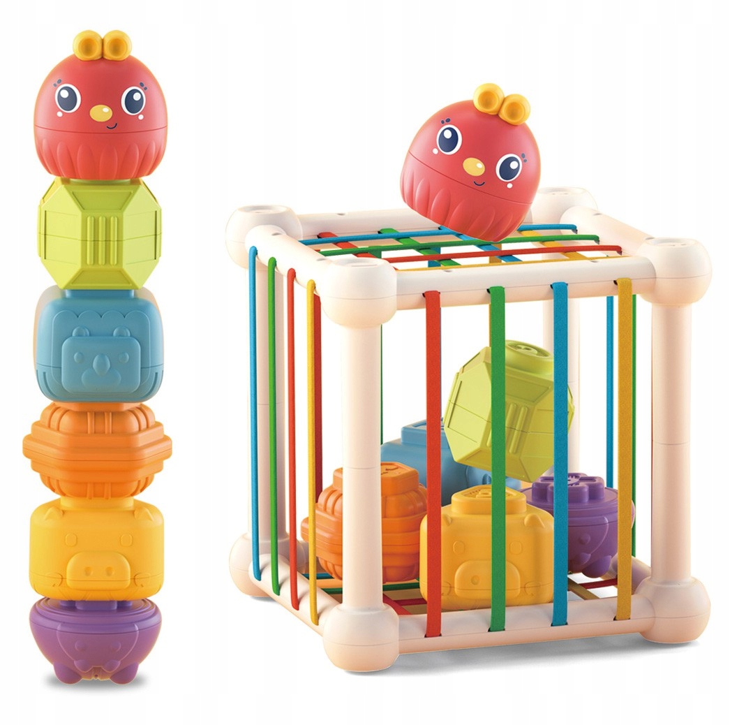 

Elastyczna Kostka Sensoryczna Sorter Dźwięk Woopie