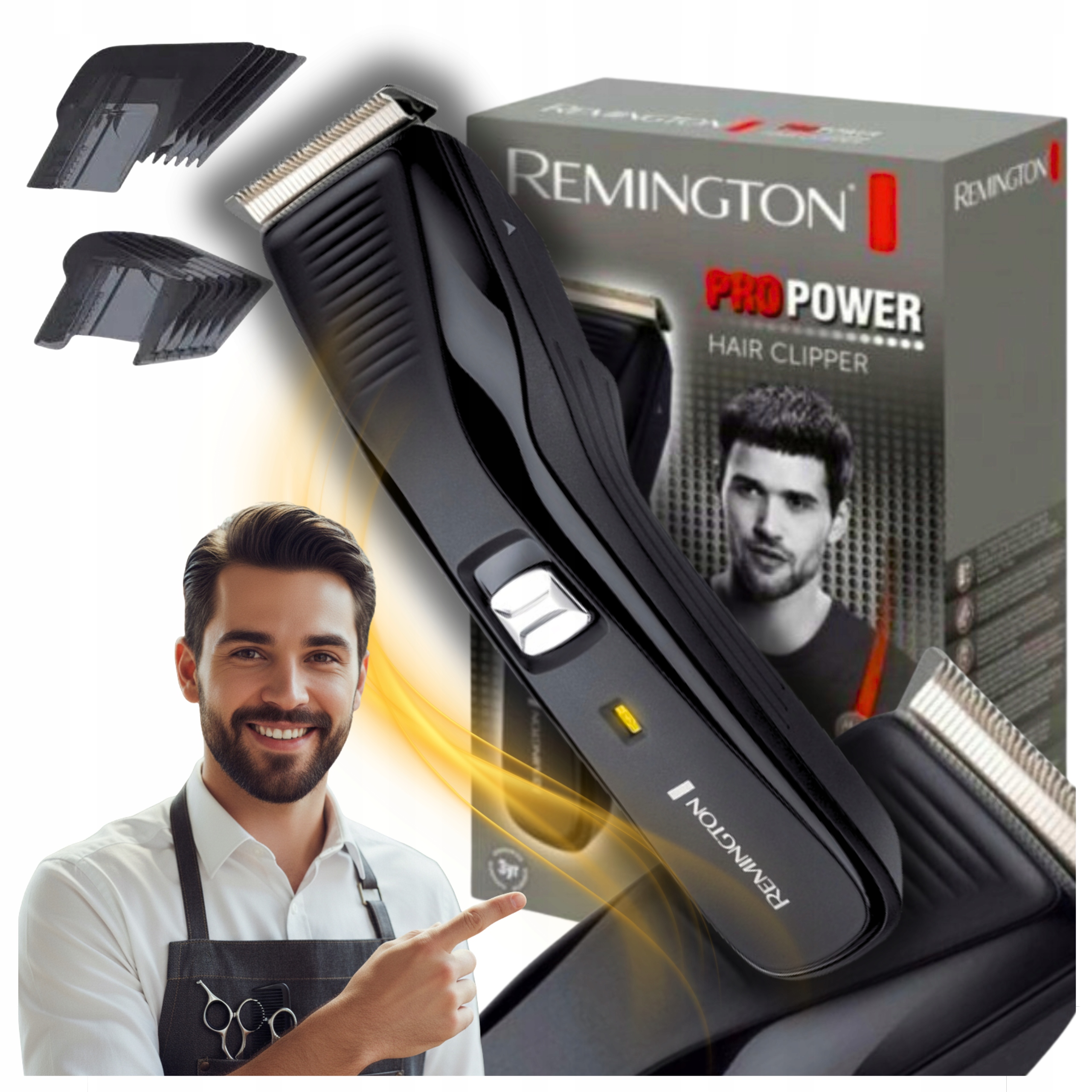 Maszynka Do Włosów Remington Sieciowo Akumulatorowa Pro Nowoczesna