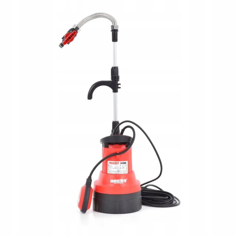 POMPA OGRODOWA DO WODY HECHT3350 MOC 350W WYDAJNOŚĆ 5000L/H PODNOSZENIE 10M Moc silnika 0 W
