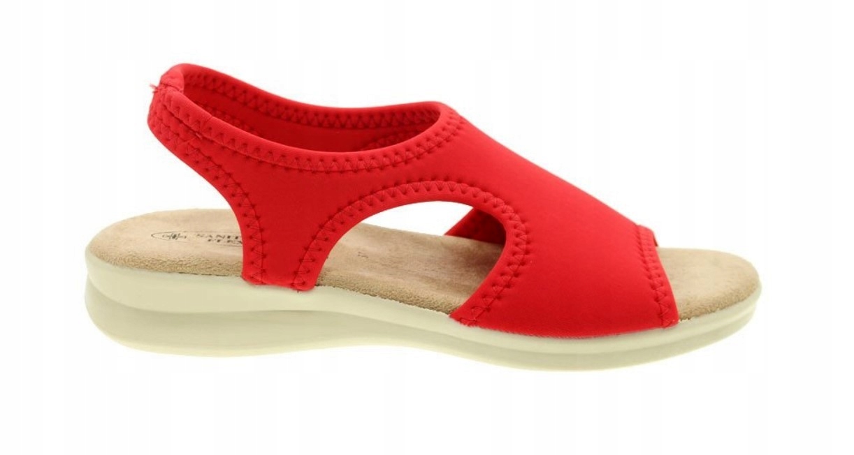 Elastické sandály Sanital Flex 8024 červené, velikost 41