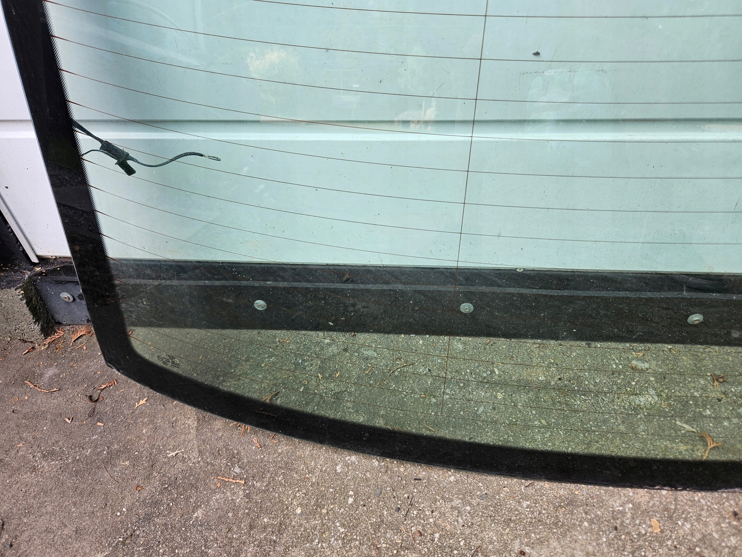 window rear part rear bodywork AUDI A6 C7 4G sedan 2011