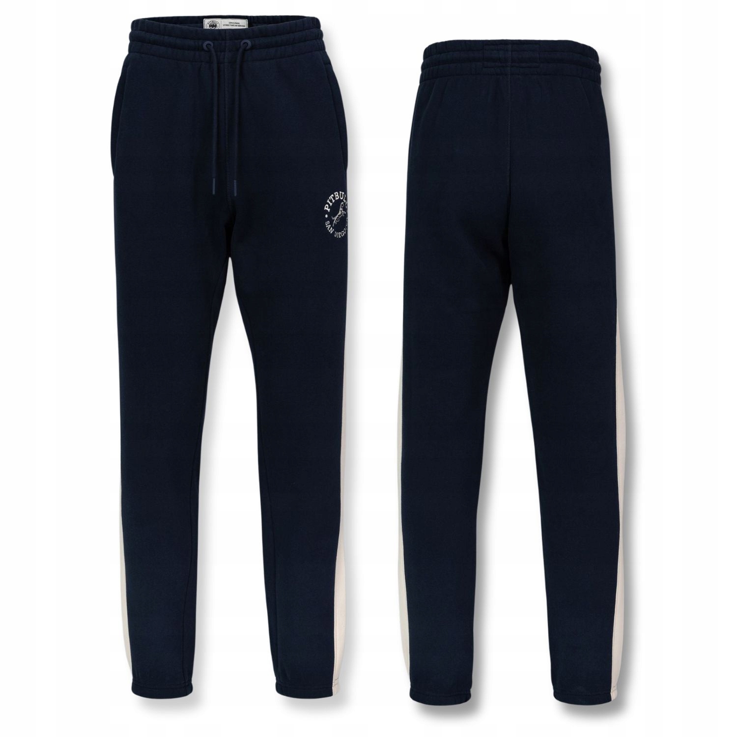 Pánské teplákové kalhoty Pitbull San Diego Ca s lampasy, silnější tkanina
