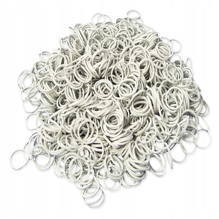 

Gumki recepturki 30x1,5x1,5mm Białe 1kg