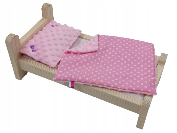 ŁÓŻKO DLA LALKI. ŁÓŻECZKO Z POŚCIELĄ DLA LALEK