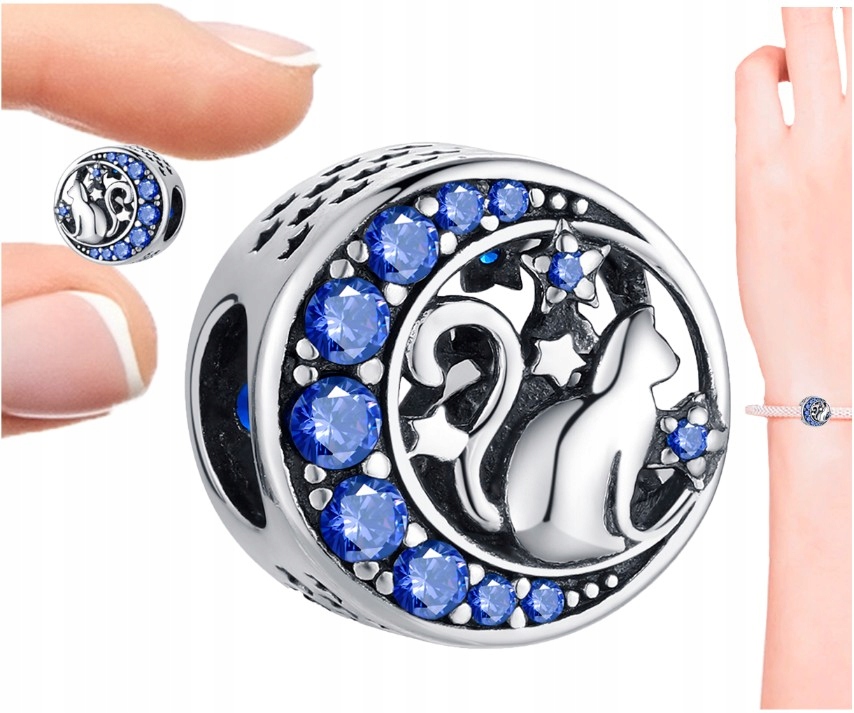 

Charms Kotek Zawieszka Charms Kot Moda Trusky