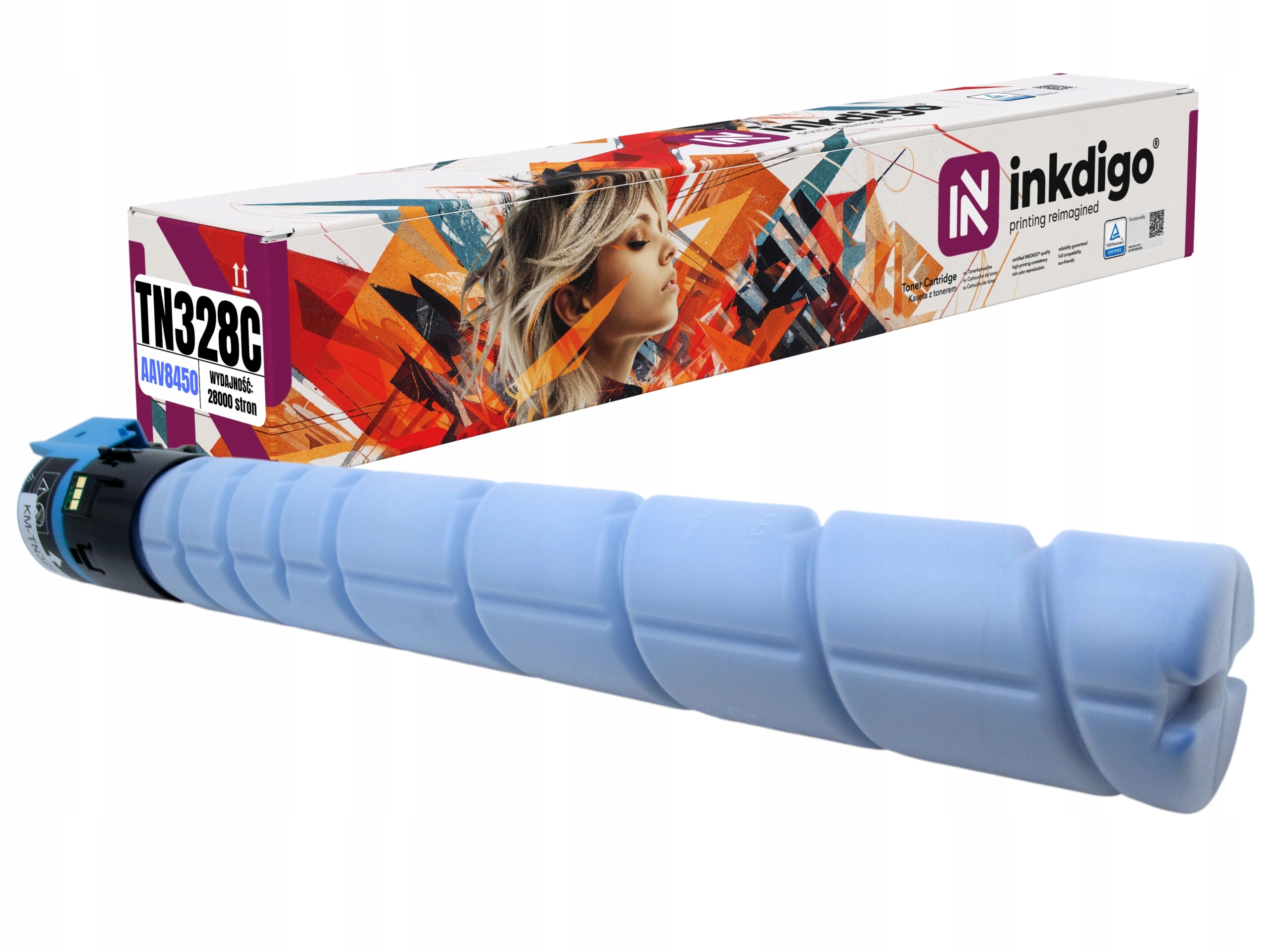 Toner Do Tiskárny Konica Minolta Bizhub C250i C300i C360i Náhrada TN328C