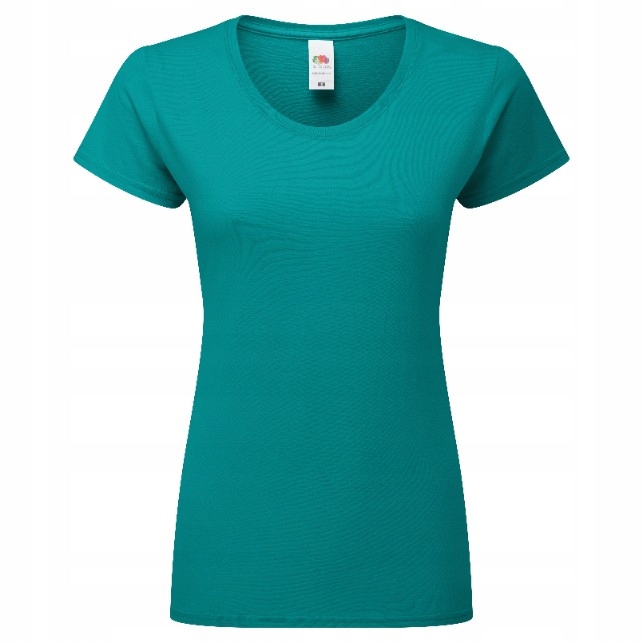 Tričko Ringspun Premium Fruit of the Loom Ocean Teal XL