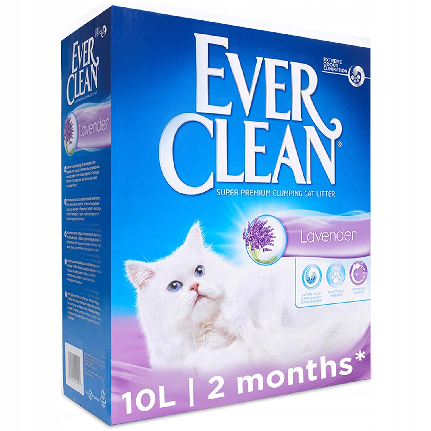 Levně Kočkolit Ever Clean Lavender, hrudkující 10l