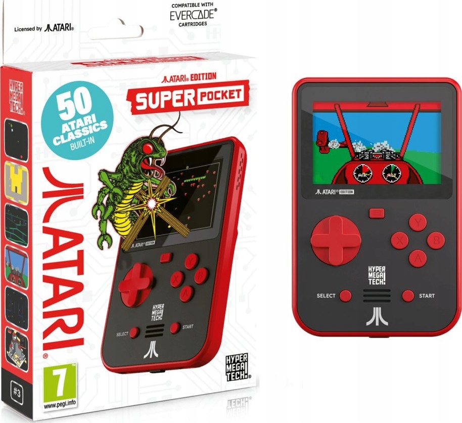 Konsola Przenośna Pocket Atari Hyper Tech!