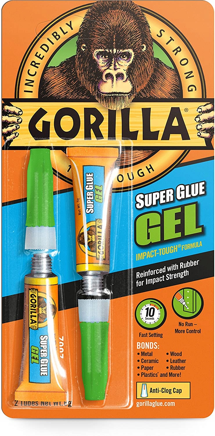 

Klej Gorilla mocny Glue Żel 2x3g bezbarwny