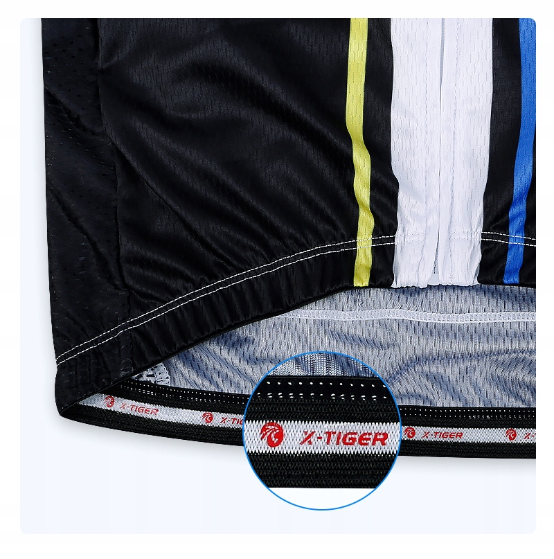 KOSZULKA ROWEROWA KOLARSKA ODDYCHAJĄCA DOPASOWANA Kolor wielokolorowy