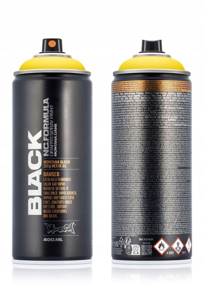 Farba Montana Black Spray 400ML Blk P 1000 Power Yellow