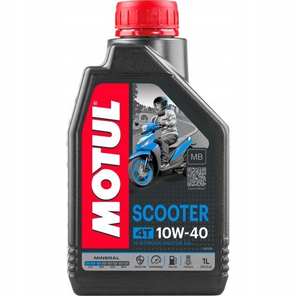 

Motul Scooter 4T 10W40 Api Sl/sj Jaso Mb 1L