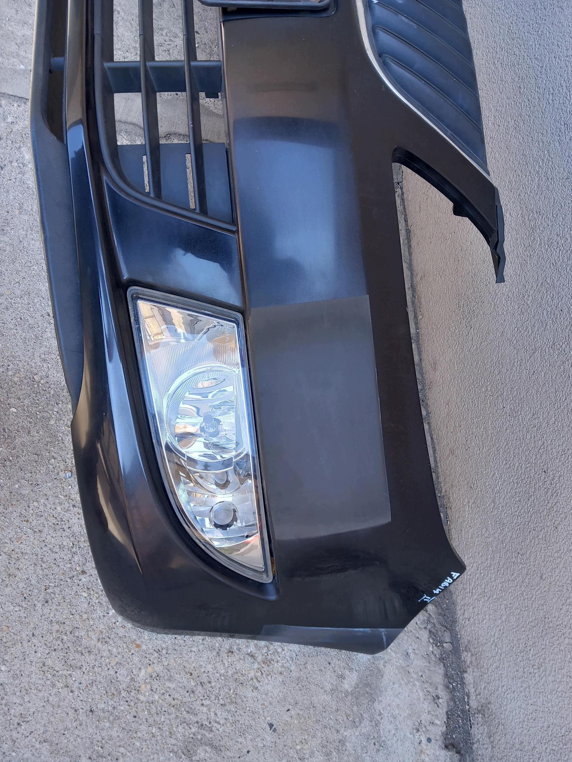 complete front bumper SKODA FABIA II 5J 2007-2010