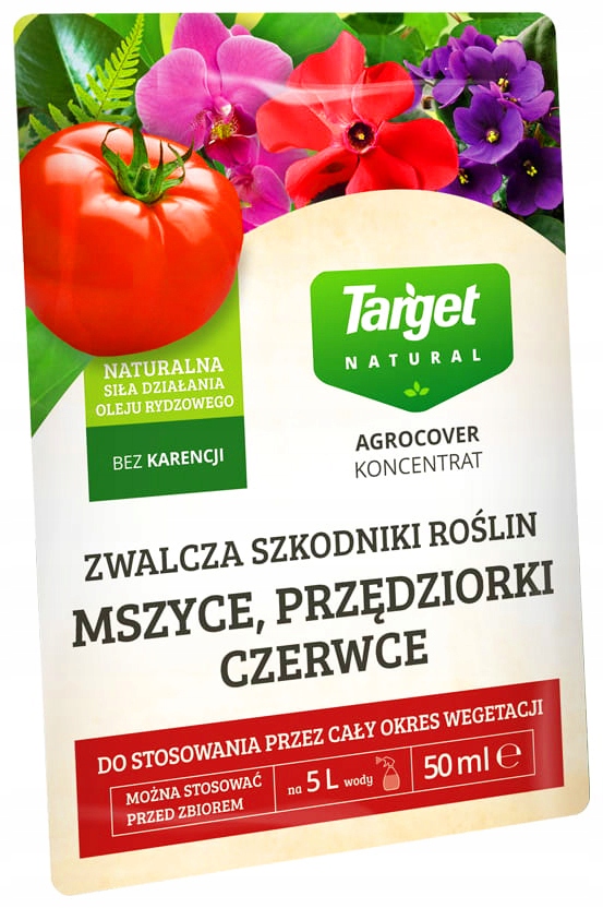 

Target Agrocover 50ML Zwalcza Mszyce Przędziorki